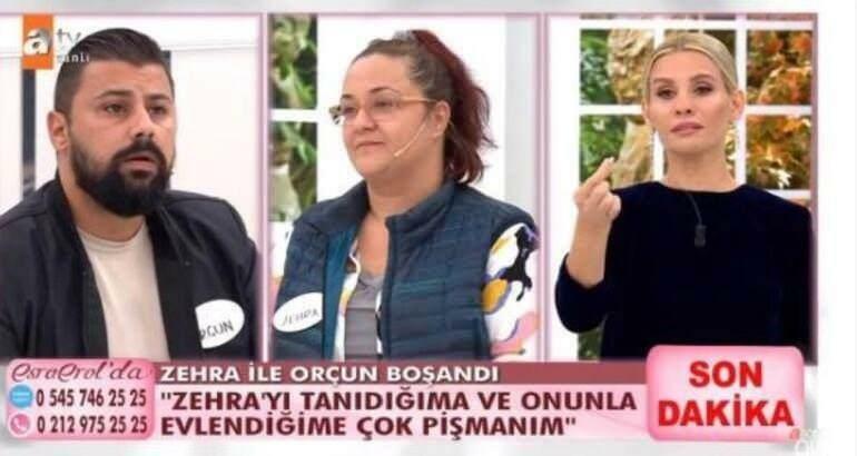 Esra Erol program Orçun Bey és Zehra Hanım 
