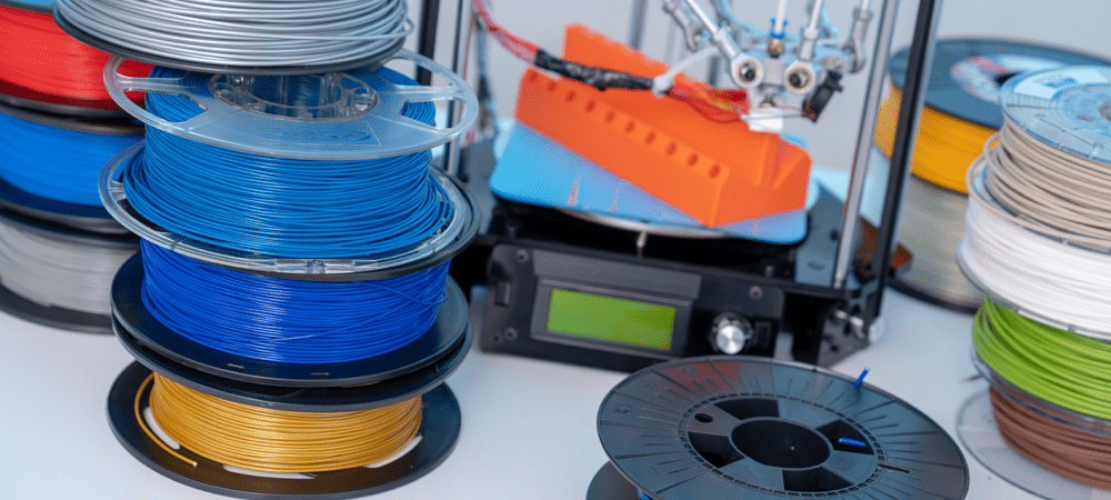 3D nyomtató izzószál szerepel