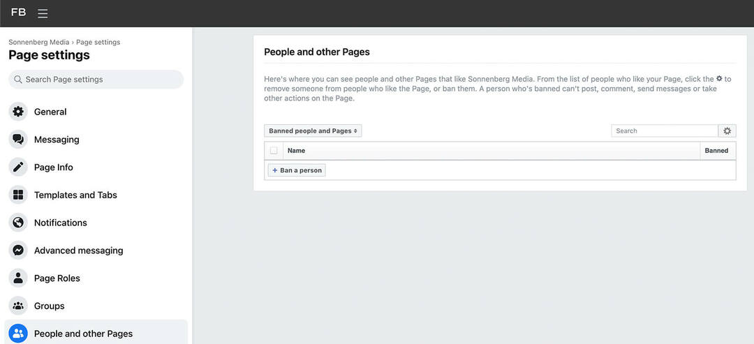 hogyan-moderáljunk-facebook-oldal-beszélgetések-meta-eszközök-ad-comments-page-settings-banned-people-pages-19. lépés