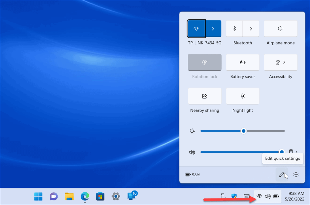 Hogyan lehet megakadályozni a gyors beállítások módosítását a Windows 11 rendszerben