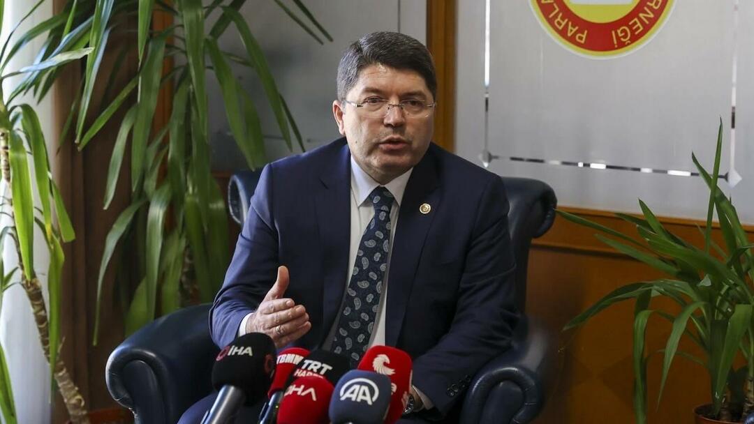 Yılmaz Tunç igazságügyi miniszter
