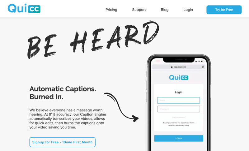 Social Media Marketing Podcast Discovery of the Week, quicc.io.