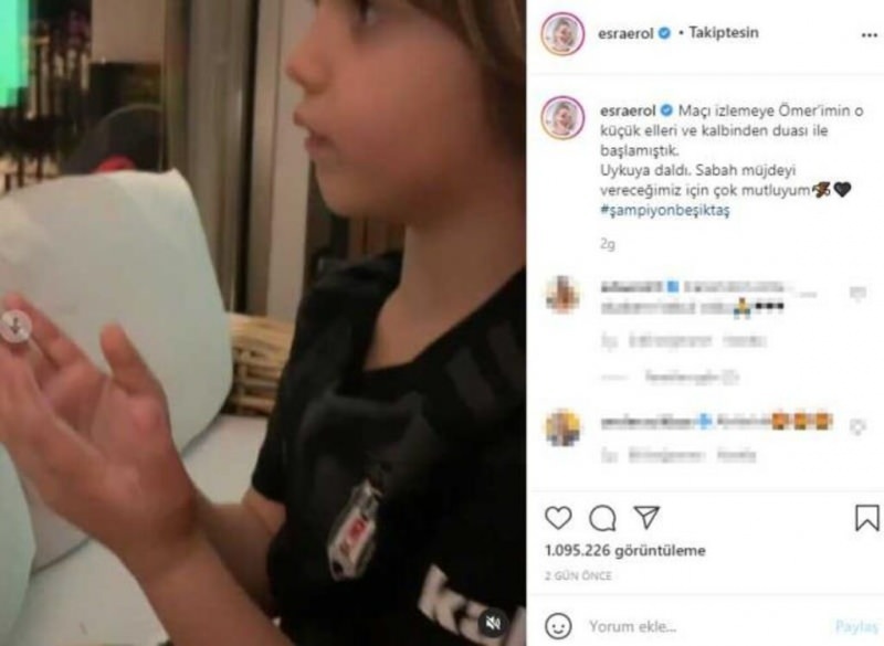 Meglepetés Esra Erolnak, a bajnok Beşiktaş egyik labdarúgójának!