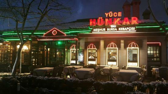Legfelsõbb Hünkar híres Bursa Kebab étterem