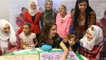 Songül Öden találkozott szír nőkkel