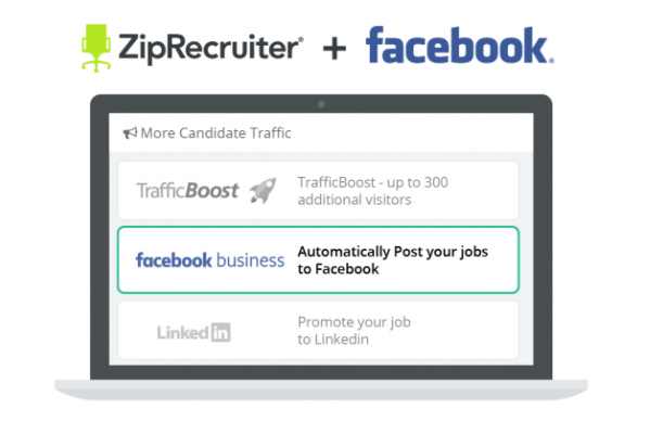 A Facebook integrálja a ZipRecruiter listáját a platformon megjelenő munkahelyek könyvjelzőjébe.