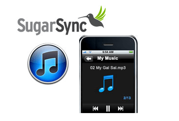 SugarSync + iTunes és iPhone