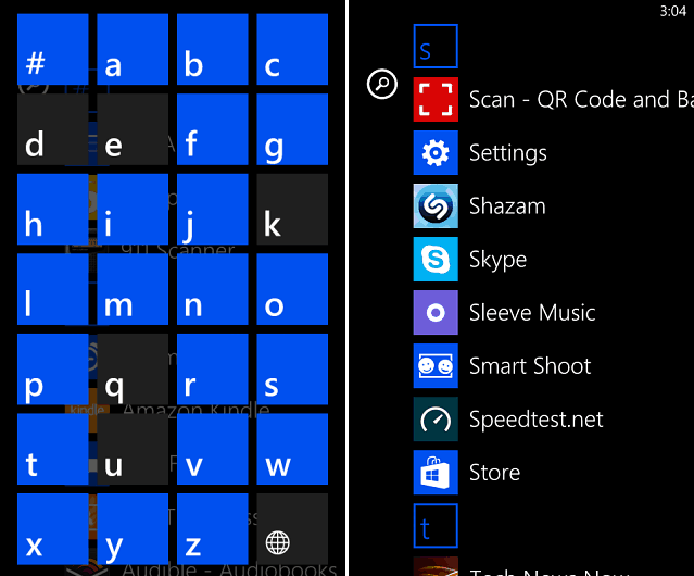 Alkalmazások Windows Phone 8