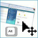 Hogyan viselkedni húzza a Windows körül az Alt billentyűvel