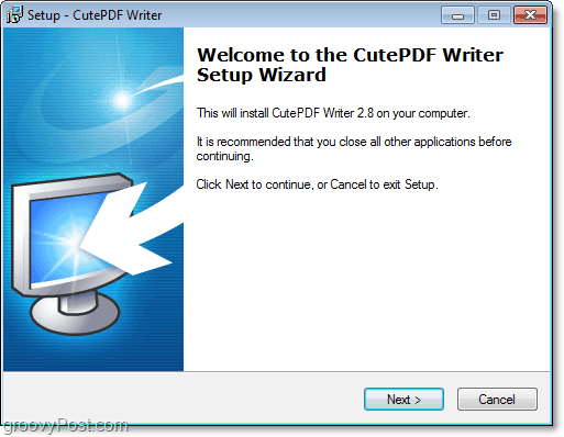 Hogyan kell telepíteni az cutePDF-et a Windows 7-hez