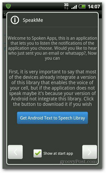 SpeakMe Android szövegről beszéd könyvtárba