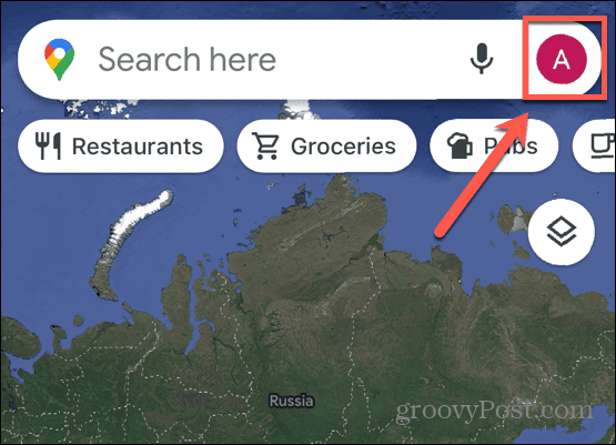 google maps profil ikonra