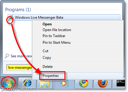 Az élő Messenger beillesztése a Windows 7 rendszertálcába