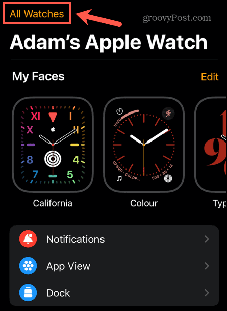 Apple Watch összes óra