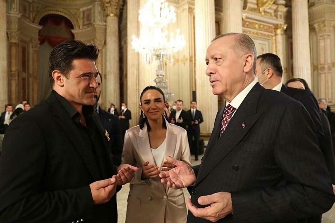 Hakan Ural és Recep Tayyip Erdogan elnök