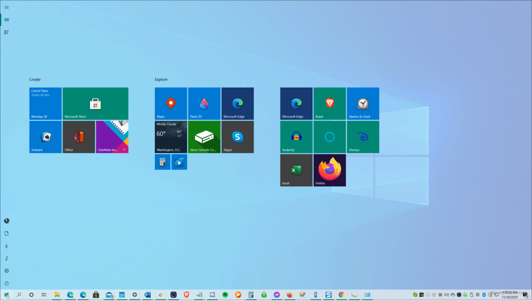 Hogyan lehet a Windows 10 Start menüt teljes képernyősvé tenni