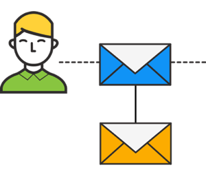 Ha a belépő rákattint az eredeti e-mailre, de nem konvertál, küldjön egy második utólagos e-mailt.