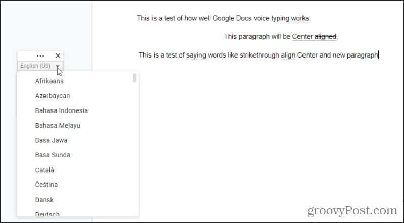 google docs hanggépes nyelvek
