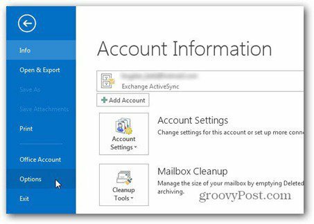 Az Outlook 2013 aláírási fájl opcióit használja