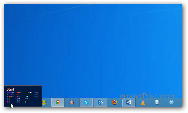 Indítsa el a Windows 8 csempét
