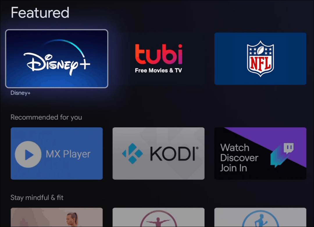 Az alkalmazások telepítése a Chromecastra a Google TV segítségével