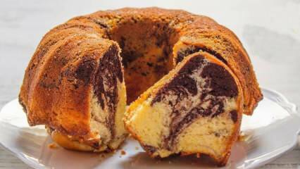 Hogyan lehet elkészíteni a világ legegyszerűbb brownie márvány tortáját? Finom márvány torta recept