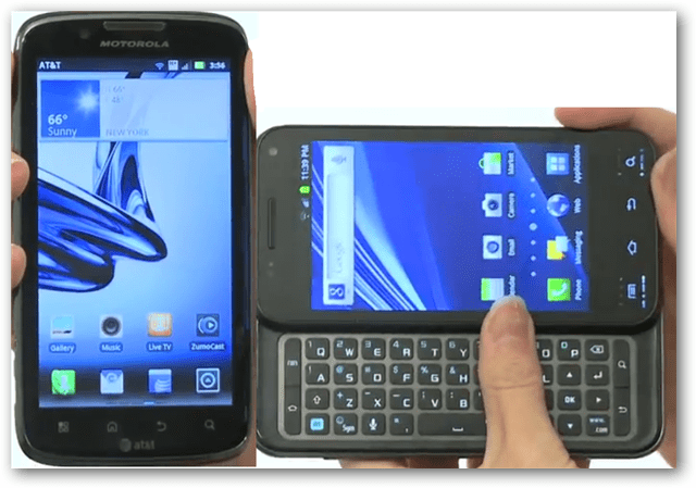 új-at & t-android-telefonok