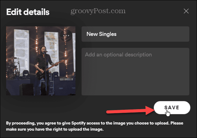 ellenőrzés lejátszási lista kép spotify