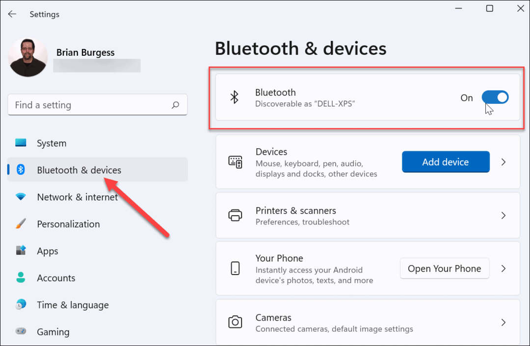 Bluetooth-eszközök csatlakoztatása és kezelése a Windows 11 rendszerben