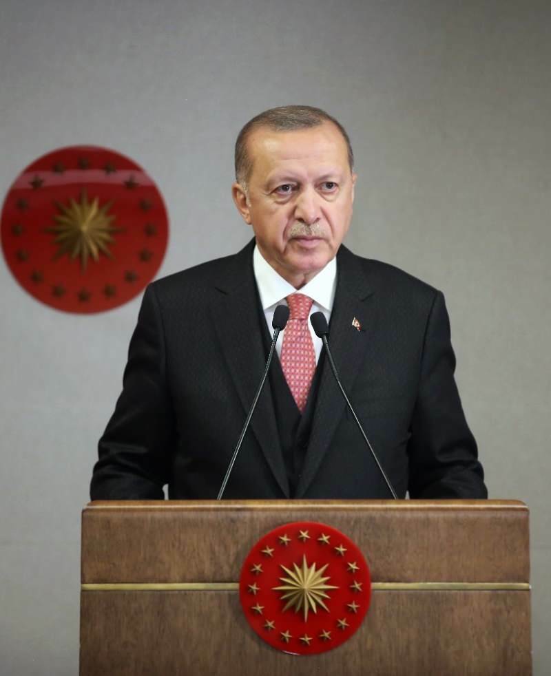 az kabinet ülése után az erdoğan elnök beszélt