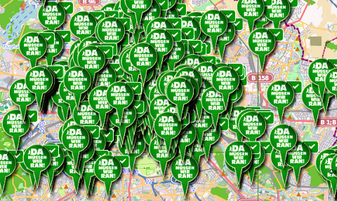 zöld párt térkép