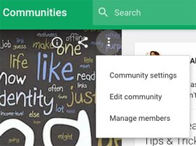 új google plus közösségi beállítások