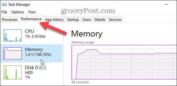 Keresse meg a rendelkezésre álló memóriahelyeket a Windows 11 rendszeren