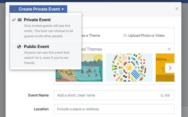 A Facebook események lehetővé teszik vállalkozásának, hogy rajongókat, követőket és ügyfeleket vonjon be egy webes szemináriumba, egy termékbemutatóba, egy ünnepélyes megnyitóra vagy más ünnepségekbe.