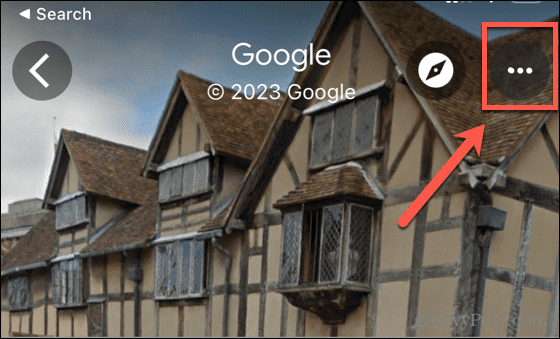 google maps három pont ikonra