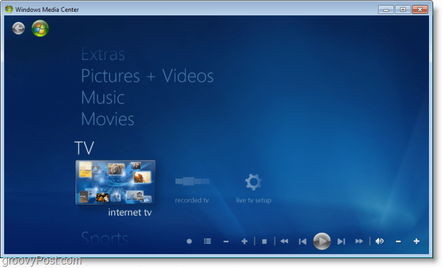 Windows 7 Media Center - az internetes tv most működik!