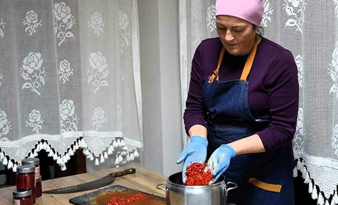 A bilecki nők Çukurören törzskönyvezett csípős paprikából készítettek lekvárt: A fájdalom legédesebb formája!