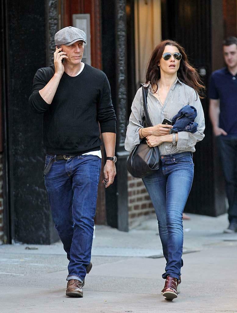 Daniel Craig és felesége Rachel Wisz