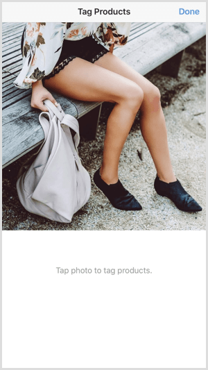 instagram vásárolható post tag termékek érintse meg a helyet