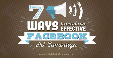 hozzon létre hatékony facebook hirdetési kampányokat