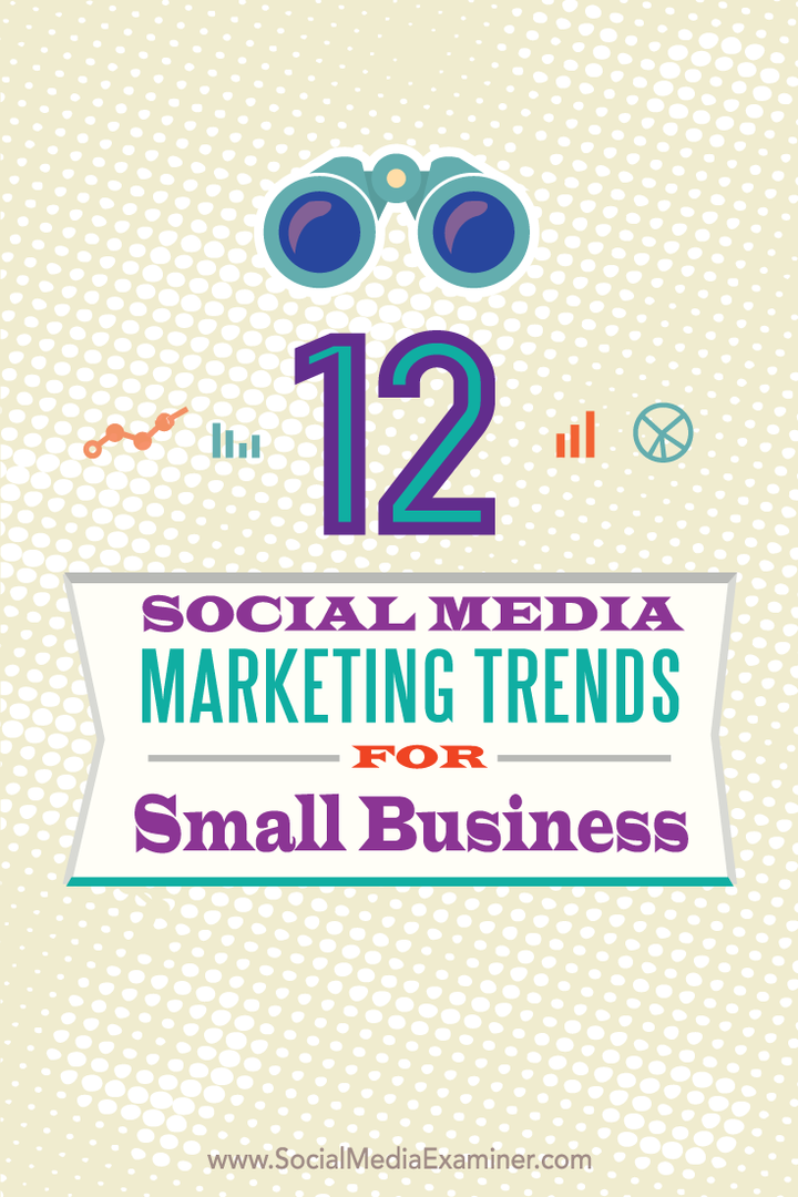 tizenkét közösségi média marketing trend a kisvállalkozások számára