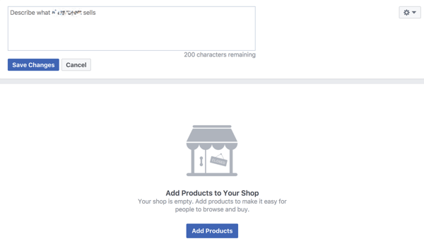 Írja le termékeit a Facebook kirakatán, hogy segítsen növelni az eladásokat.