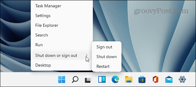 Állítsa le a Windows 11 Start gombot