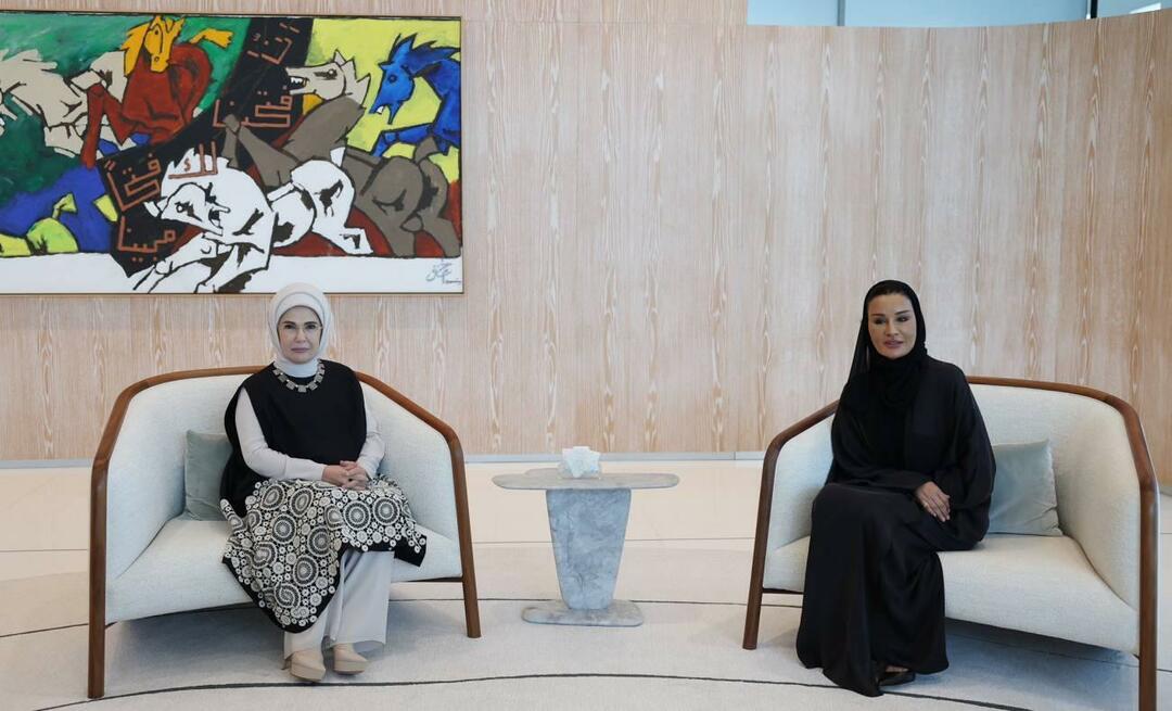 Erdoğan First Lady találkozott a Katar Alapítvány elnökével, Sheikha Moza bint Nasszerrel!