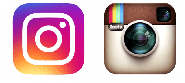 instagram logó régi és új