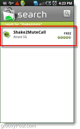 keresés az android piacon shake2mutecall