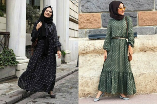 Kiemelkedő minták 2018 hidzsáb divat