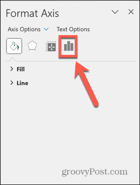 Excel tengely opciók