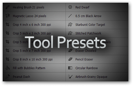A Photoshop Adobe Presets sablonjai Letöltés Hozzon létre létrehozást Egyszerűsítse Könnyű Egyszerű Gyors hozzáférés Új oktató útmutató Útmutató az egyéni eszköz Presets eszközökhöz