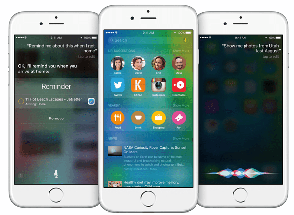 Az iOS 8-at futtató Apple-eszközök iOS 9-et futtatnak